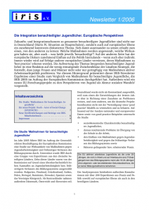 Cover Newsletter 1-2006